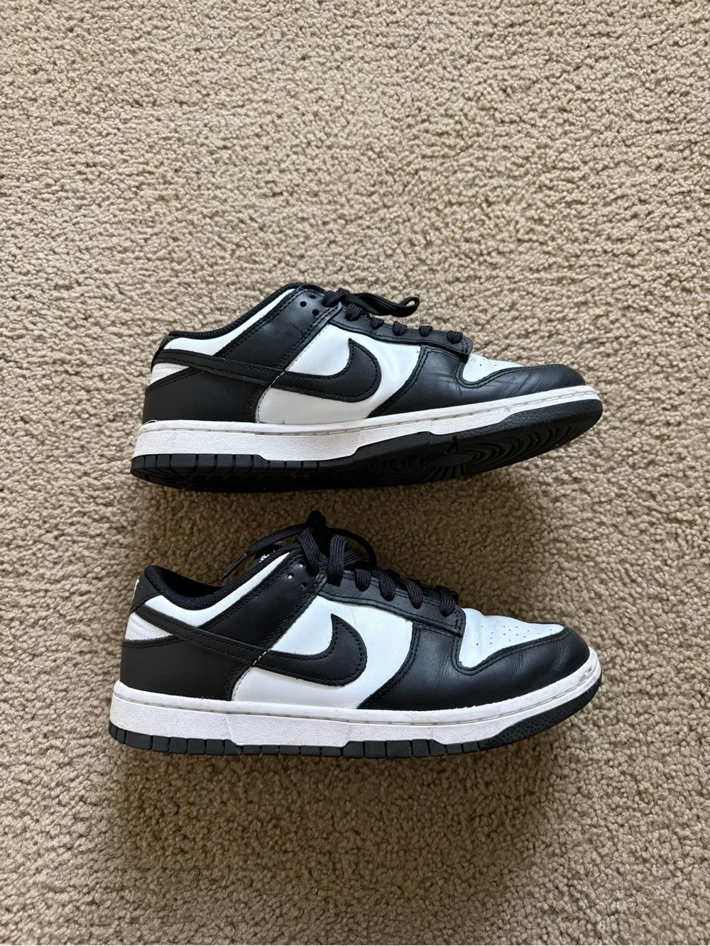Nike Black and White Low-Top Sneakers